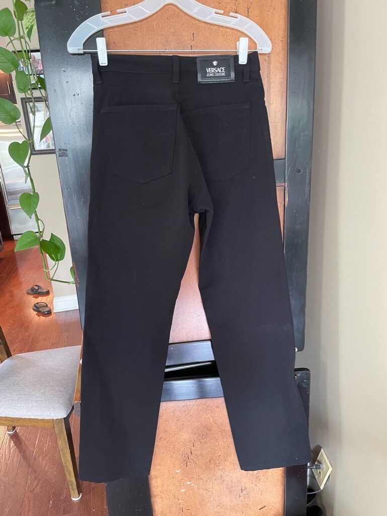 Versace Jeans Couture Black Jeans sz 31 45, Sz 6? Italy | eBay