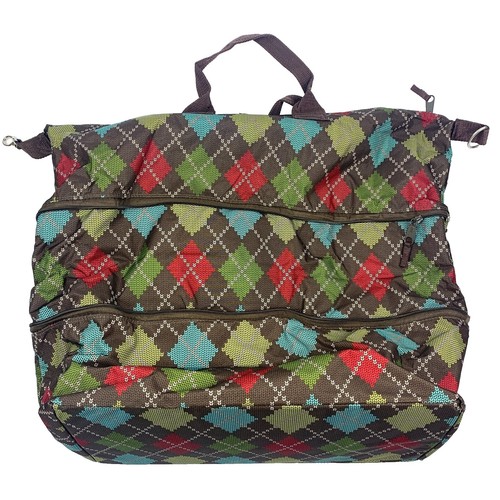 Thirty-One Hostess Exclusive Double Utility Tote Bag Black Quilted 21x14  Revers | eBay