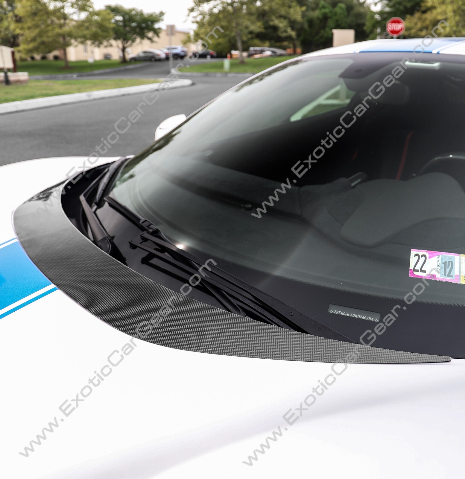 Ferrari F8 Carbon Fiber Front Bonnet Trim Cover
