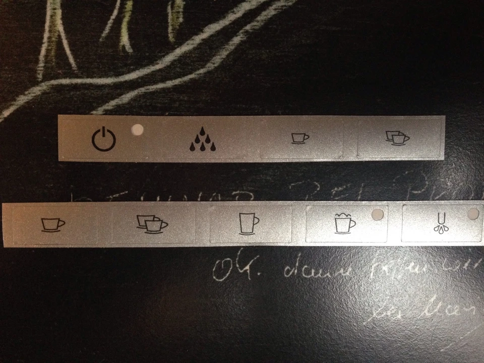 Jura Impressa S95/90/85/S9/X90/95 Tastensymbol Aufkleber Sticker ***Premium***