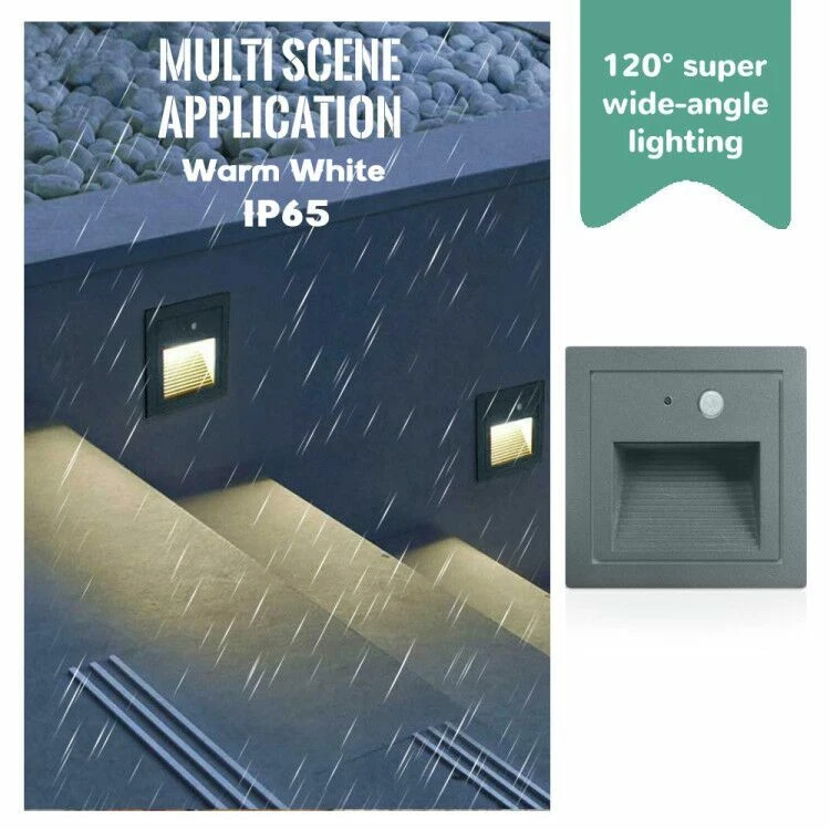 LED Treppenlicht Treppenbeleuchtung Treppenleuchte Stufenlicht Bewegungsmelder - Bild 4 von 4