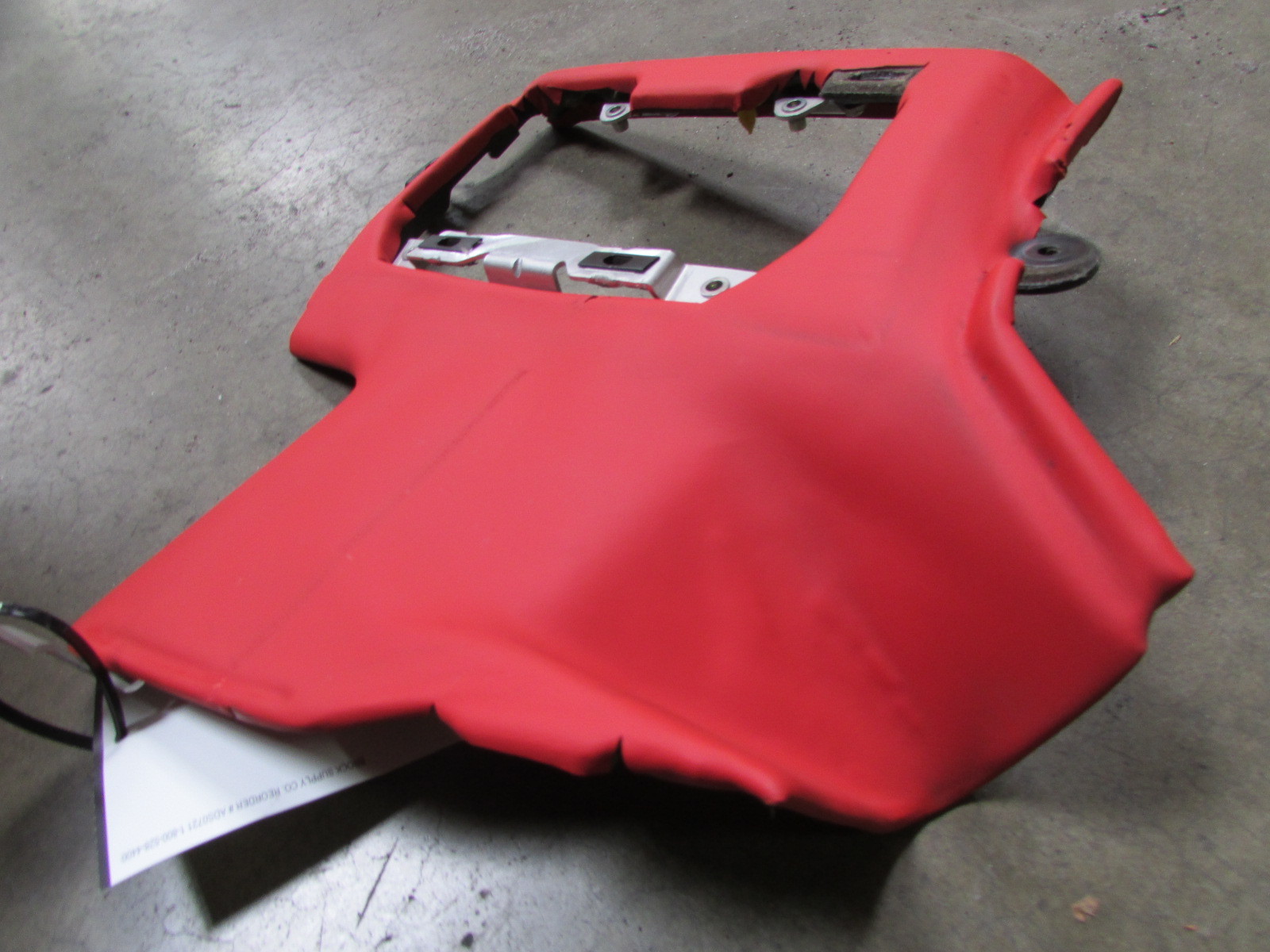 Ferrari 458 Italia, RH, Right Quarter Trim Panel, Red, Used, P/N 83099101