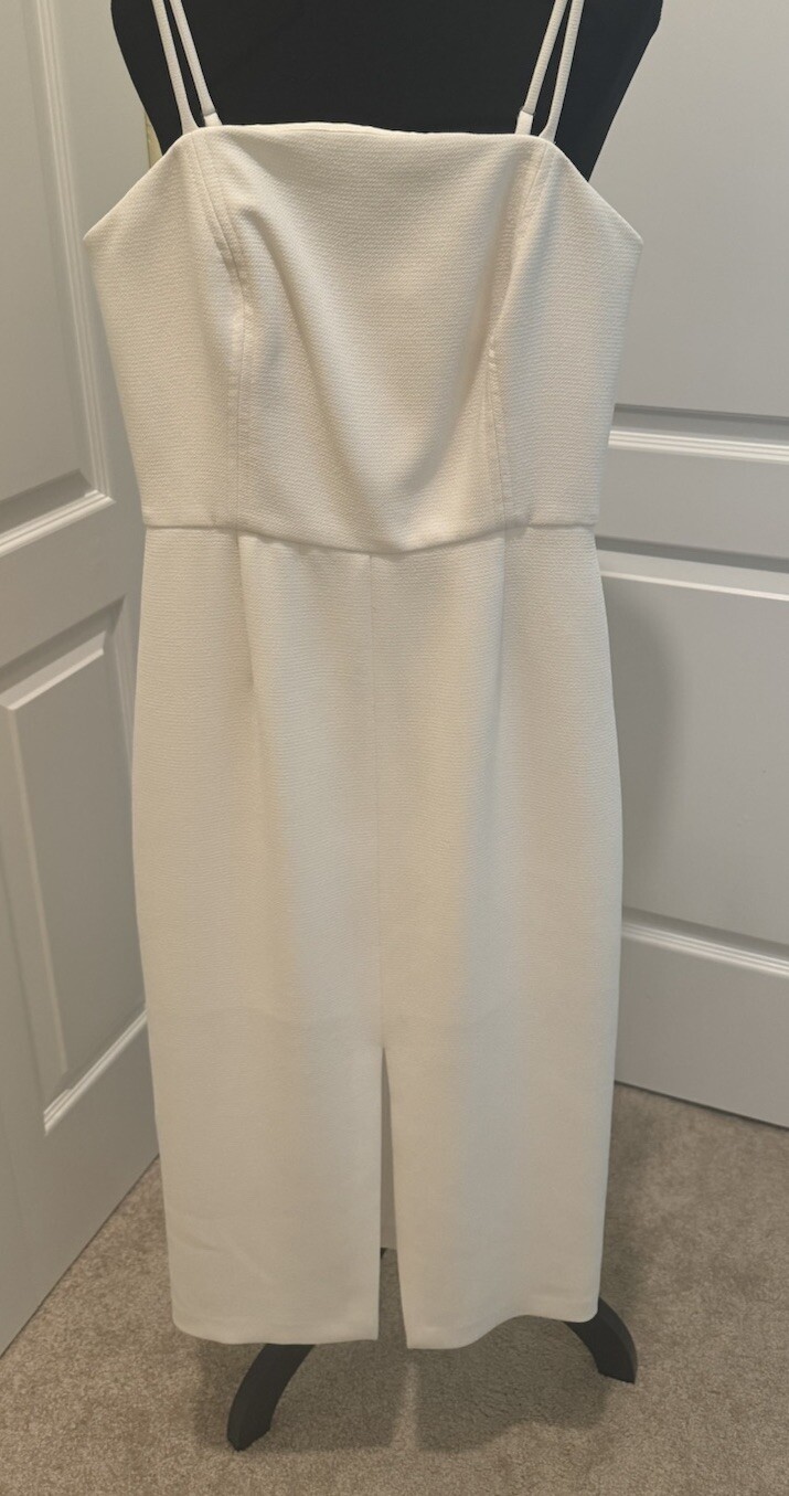 bcbgeneration  White Strappy Adjustable Dress. Sz… - image 2