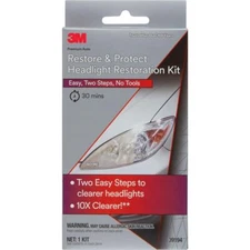 	3M Auto Restore and Protect Headlight Restoration Kit Use On Plastic Lenses	