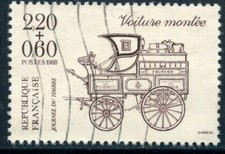 TIMBRE FRANCE OBLITERE N° 2526 VOITURE MONTEE / CARNET / Photo non contractuelle