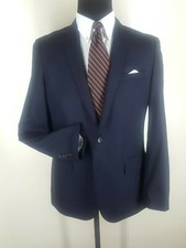 J. CREW Recent Ludlow Blue Blazer-No Pant Super 120'S 4 Season Wool 2 Btn 40 Reg