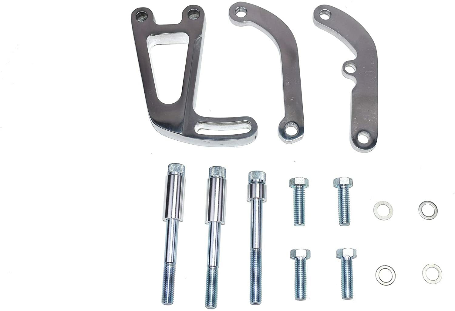SBC Aluminum Power Steering Bracket Kit, Polished eBay