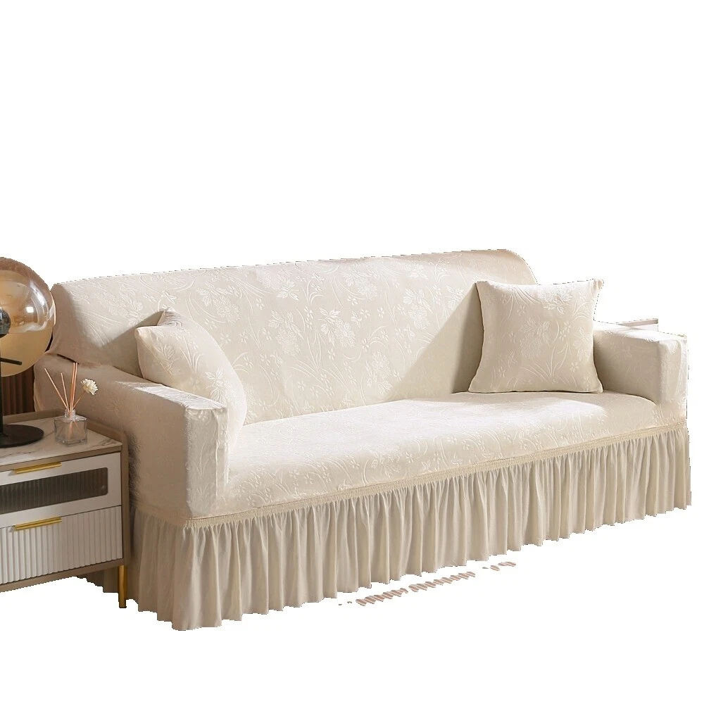 Flannel Solid Pattern Contemporary Slipcovers