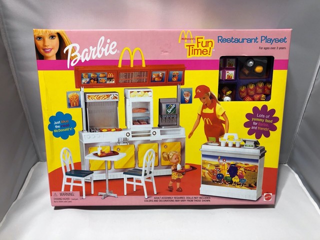 barbie restaurant playset