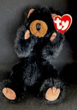 Ty Beanie Baby Ivan 8" Jointed Black Bear 1993 The Attic Treasures Collection