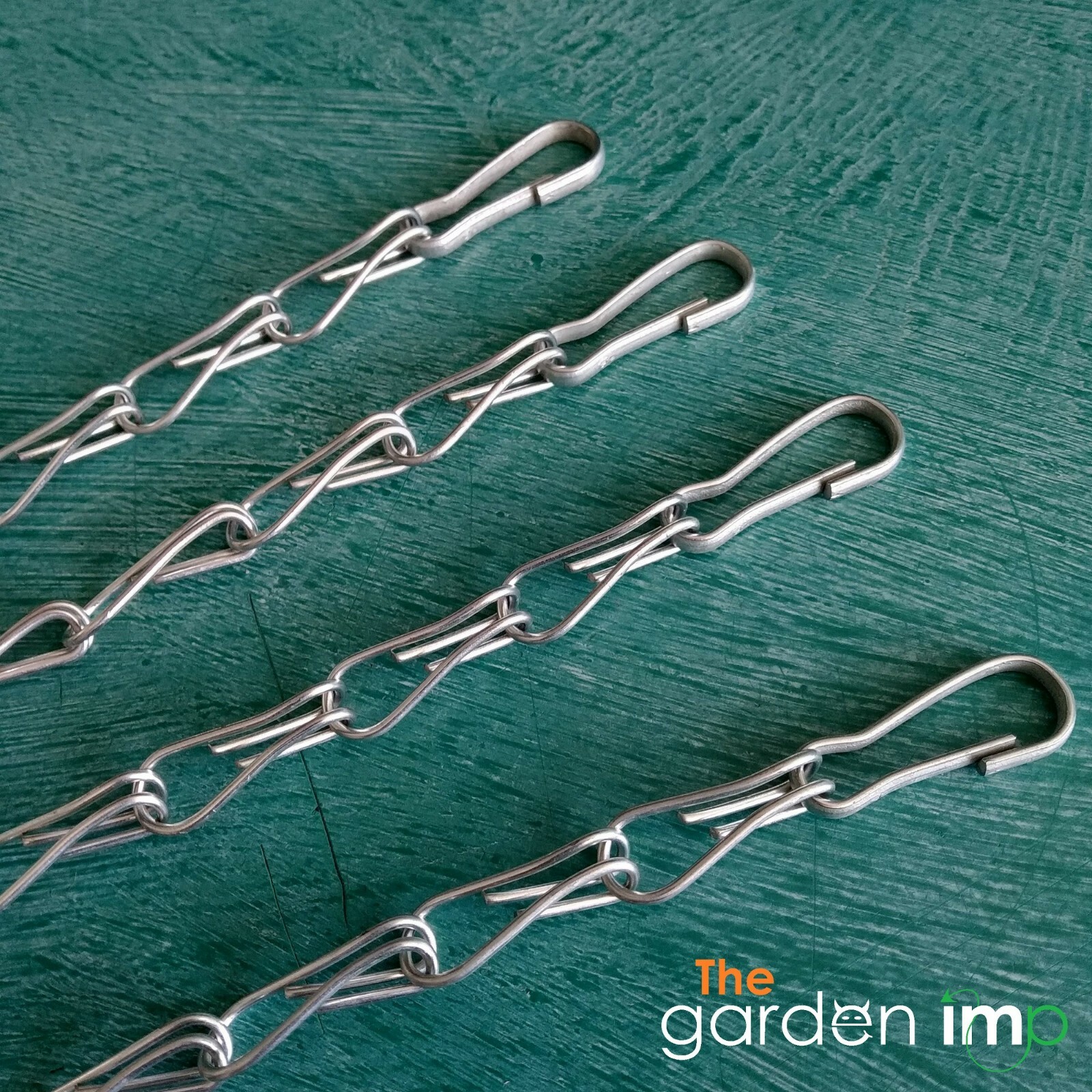 4 Strand Hanging Basket Chains Replacement Spare Clips Hook Basket