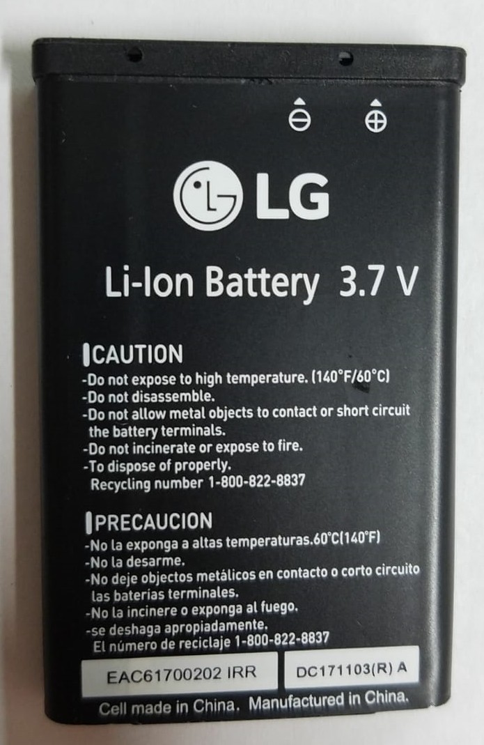 Original OEM LG Revere 3 VN170 Standard Battery 950mAh 3.7V LGIP531A