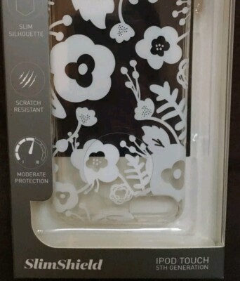 SlimShield Case For iPod Touch5 NWT Clear White FLOWERS UA31050-559 PM0417 Agent
