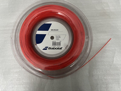 Babolat RPM Blast ROUGH 16 1.30mm 660ft 200m Reel Tennis FLUO RED String NADAL