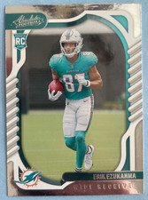 2022 Panini Absolute Football #139 Erik Ezukanma RC - Miami Dolphins