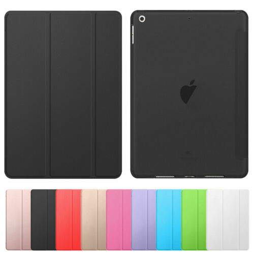 Smart Leather Thin Shell Case For iPad 10.2 8th Gen 9.7 Pro 12.9 11'' Air Mini 6 - Picture 1 of 84