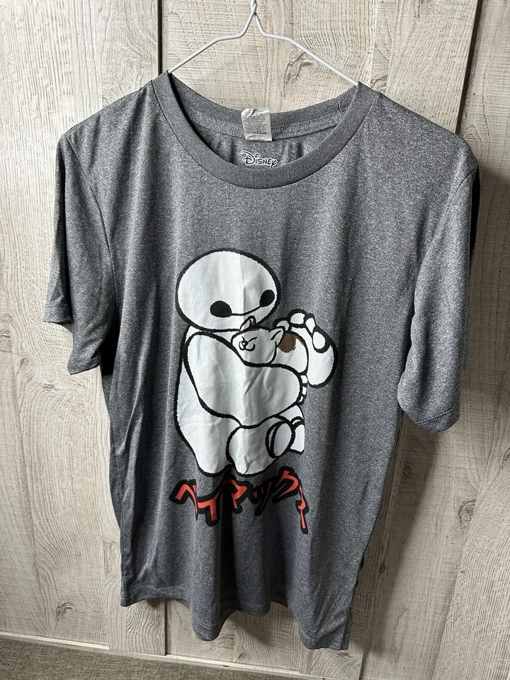 Camiseta Disney Big Hero 6 Peluda Bebé 2 Niños Talla XL Gris Jaspeado Mangas Cortas Foto 2 de 4