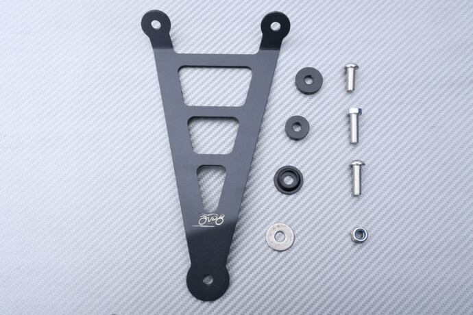 Support échappement acier BMW S1000XR K49 pour remplacer une pièce cassée