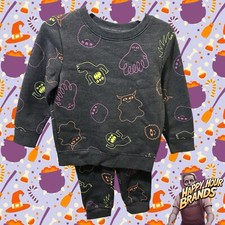 Cat Jack Halloween Ghost Sweatsuit Toddlers Kids Size 3T New With Tags