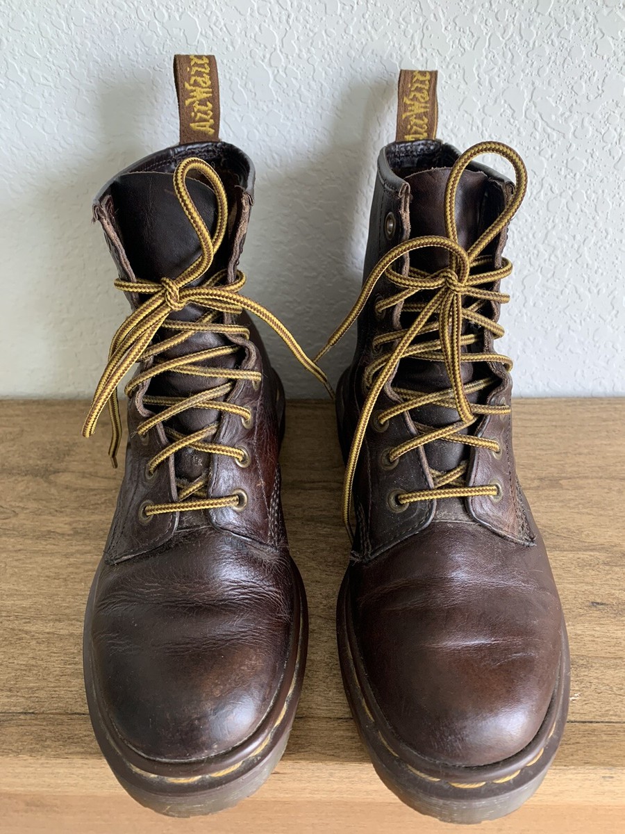 Vintage Dr Martens 1460 Brown Leather Boots size 5 womens  display picture 2