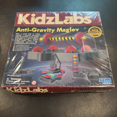4M Kidzlabs Anti Gravity Maglev * Magnetic Levitation Science Kit * Physics NEW