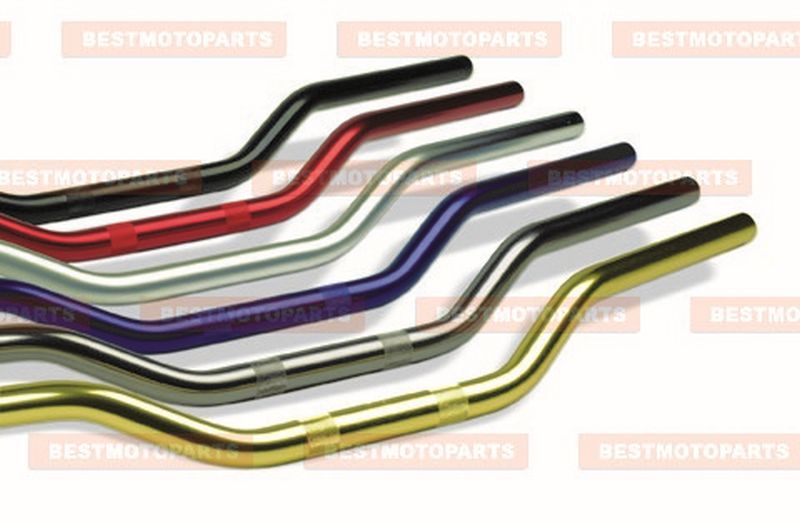 Manubrio Alluminio Diametro 22mm Manubrio Accossato Per Honda Hornet 600 - Piega Media In Alluminio Oro, Diametro 22mm Manubrio Accossato Hornet