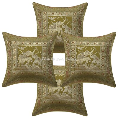Bohemian Cushion Cover Brocade Jacquard Boho Throw Decor Pillow Cover Case