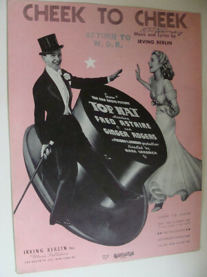 Cheek to Cheek from Top Hat Fred Astaire Ginger Rogers 1935 Irving Berlin 