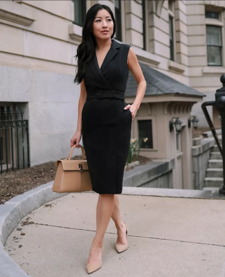 NEW ANN TAYLOR $149 BLACK BELTED LAPEL FLARE DRESS SZ XXL | eBay NEW ANN TAYLOR $149 BLACK BELTED LAPEL FLARE DRESS SZ XXL | eBay