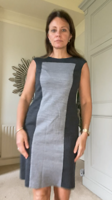 LAURA ASHLEY Dress Size 10 Charcoal Light Grey Panel Coquette Work Office Smart | eBay LAURA ASHLEY Dress Size 10 Charcoal Light Grey Panel Coquette Work Office Smart | eBay