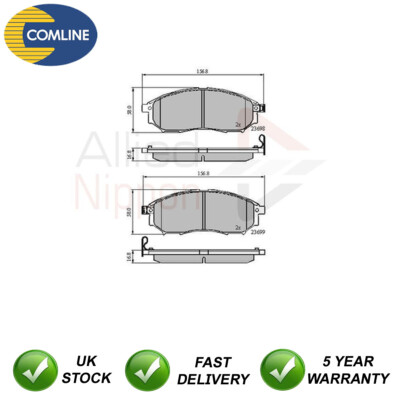 Brake Pads Set Front Allied Nippon Fits Qashqai Navara Pathfinder Kadjar