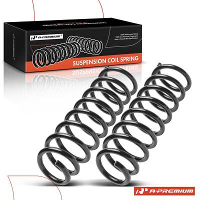 A-Premium 2x Coil Springs Front LH & RH for Jaguar S-Type 2000-2002 3.0L 4.0L