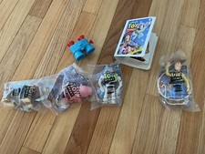 VTG 1995 Burger King Toy Story Movie Dolls/ Toys LOT OF 5 Sealed Items. 1 Opened