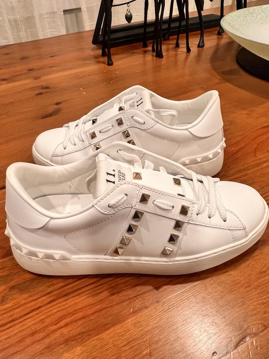 Valentino Garavani Untitled 22 Rockstud Sneakers Size 36.5 in