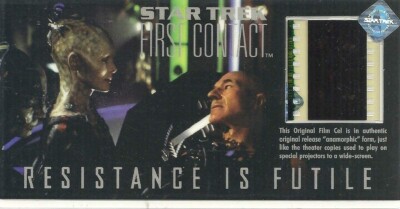 1997 Star First Contact RESISTANCE IS FUTILE Original Film Cel #30098 C-1