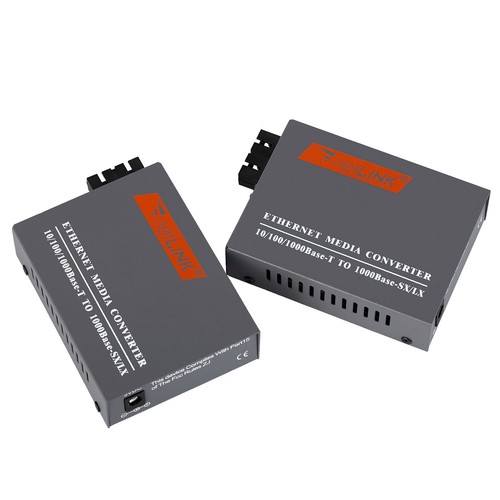 RJ45 Network to SC Duplex Fiber Optic Converter 1000Mbps Gigabit LAN Extender - 第 4/13 張圖片
