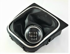 für VW GOLF V PLUS 2005-2008 SCHALTKNAUF SCHALTHEBEL SCHALTSACK RACHMEN 6 GANG