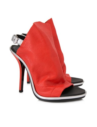 Balenciaga Open Toe Booties Heels Boots 