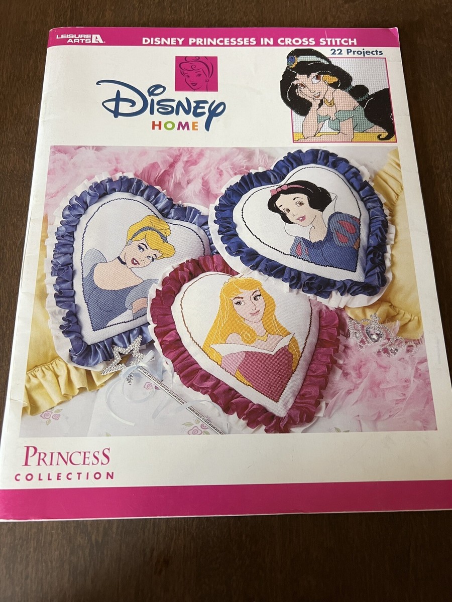 Disney Home Leisure Arts Princesses In Cross Stitch Collection  