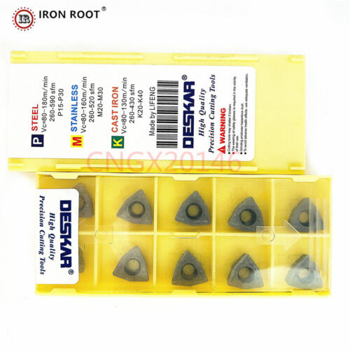 DESKAR 50P WCMX06T308-SF LF6018 U Drill Insert CNC Lathe Tool for Quick Drilling - Picture 5 of 6