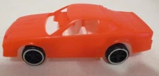 Car-Orange-#537-American Plastics-Gay Toys-7" Long-As Shown-Rolls Freely