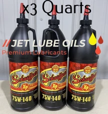 3 Schaeffer's 170 75W-140 Synthetic Extreme Duty Axle Gear Oil Lube 3 Quarts 