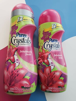 Purex Crystals blossom fresh In-Wash Laundry Fragrance Scent fabulously fresh 