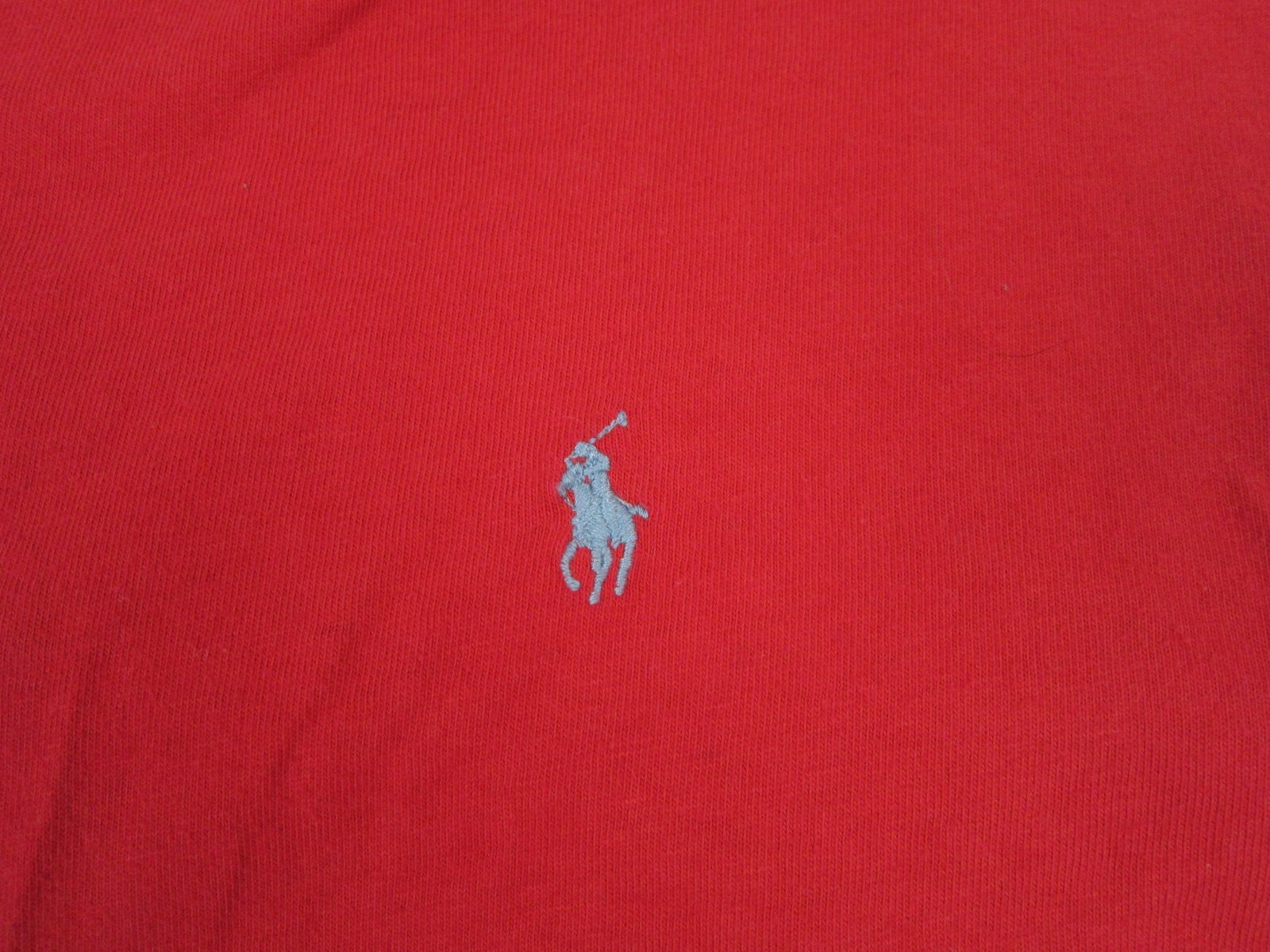 Camicia Ralph Lauren vintage adulto media rossa blu pony anni 90 uomo maglietta morbida lunga