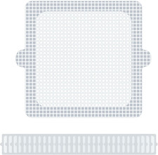 PRIMSOPH 4 Inch 30Pcs Disposable Shower Drain Hair Catcher Mesh Stickers Floor D