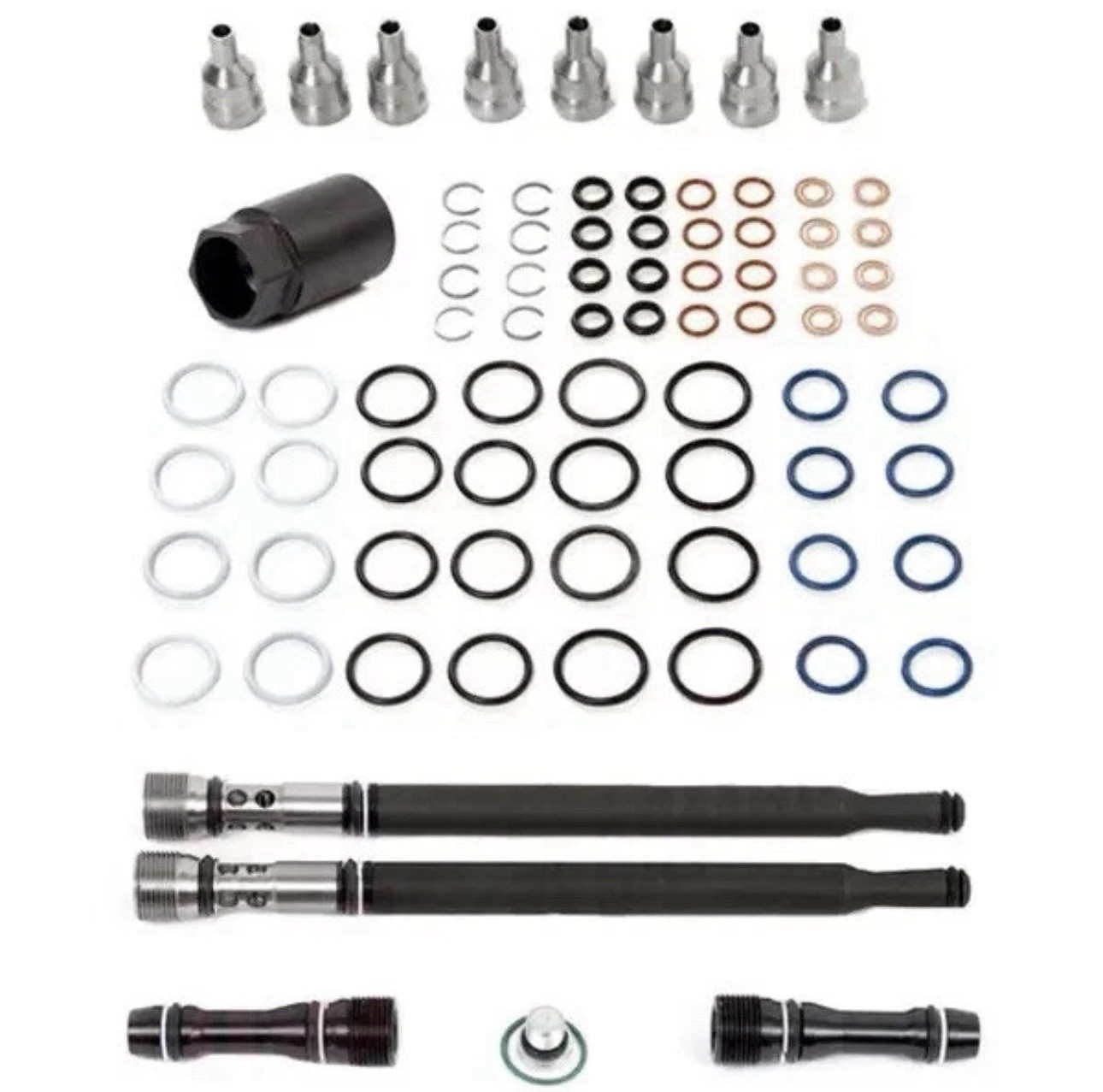 Pipe Dummy Plug Kit Ball Tubes For 6.0l 04.5-07 Ford Powerst