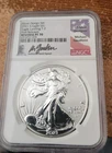 2021 s reverse proof silver American eagle type 2 NGC PF 70 First releases