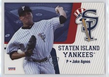 2019 Choice Staten Island Yankees Jake Agnos #07 0kz8