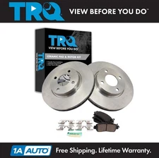TRQ Front Brake Pad & Rotor Kit Fits 2018-2022 Nissan
