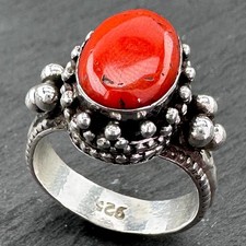 Southwest Style Sterling Silver Ring Size 7